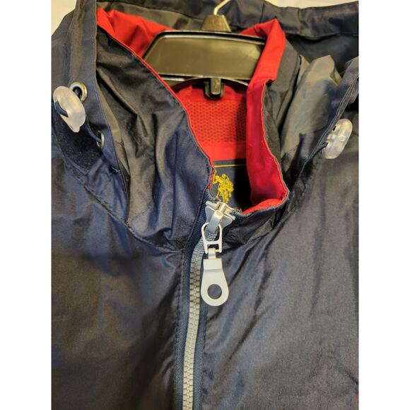 US Polo Association Lined Navy Blue Windbreaker Rain Jacket Size XL - Picture 4 of 6